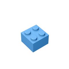 Brick 2 x 2 #3003 Medium Blue