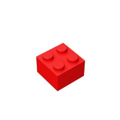 Brick 2 x 2 #3003 Red