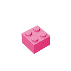Brick 2 x 2 #3003 Dark Pink