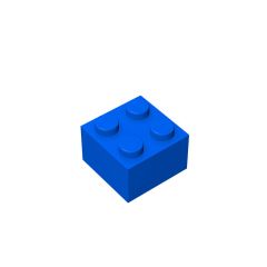 Brick 2 x 2 #3003 Blue