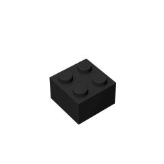 Brick 2 x 2 #3003 Black