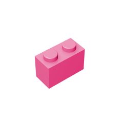 Brick 1 x 2 #3004 Dark Pink