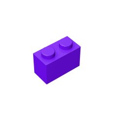 Brick 1 x 2 #3004 Dark Purple