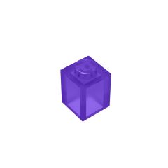 Brick 1 x 1 #3005 Trans-Purple