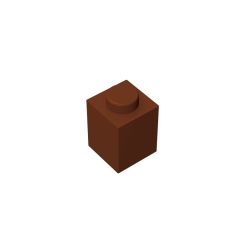 Brick 1 x 1 #3005 Reddish Brown