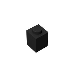 Brick 1 x 1 #3005 Black