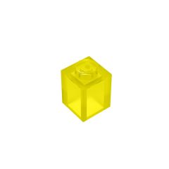 Brick 1 x 1 #3005 Trans-Yellow