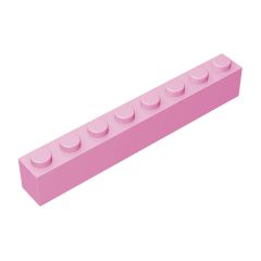 Brick 1 x 8 #3008 Bright Pink