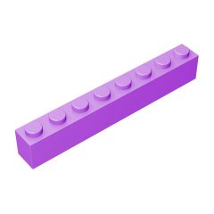 Brick 1 x 8 #3008 Medium Lavender