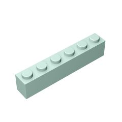 Brick 1 x 6 #3009 Light Aqua
