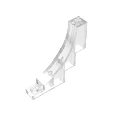 Brick Arch 1 x 5 x 4 Inverted #30099 Trans-Clear