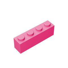 Brick 1 x 4 #3010 Dark Pink
