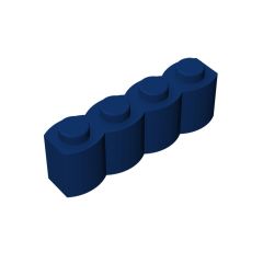Brick Special 1 x 4 Palisade - aka Log #30137 Dark Blue 1/4 KG