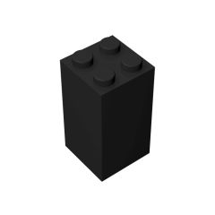Brick 2 x 2 x 3 #30145 Black 10 pieces