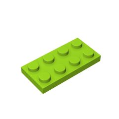 Plate 2 x 4 #3020 Lime