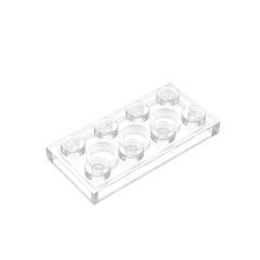 Plate 2 x 4 #3020 Trans-Clear