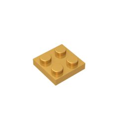 Plate 2 x 2 #3022 Pearl Gold
