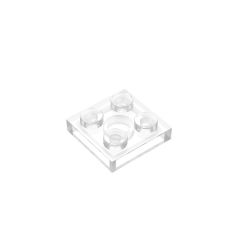 Plate 2 x 2 #3022 Trans-Clear 10 pieces