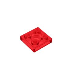 Plate 2 x 2 #3022 Trans-Red