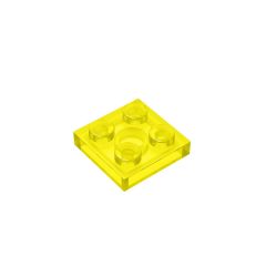 Plate 2 x 2 #3022 Trans-Yellow