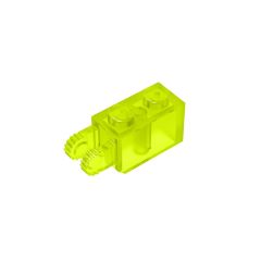 Hinge Brick 1 x 2 Locking with 2 Fingers Vertical End, 9 Teeth #30365