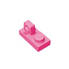 Hinge Plate 1 x 2 Locking With 1 Finger On Top #30383 Dark Pink