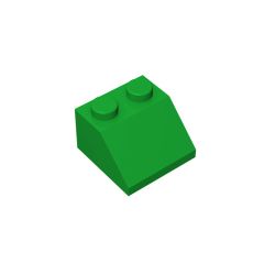 Slope 45 2 x 2 #3039 Green 10 pieces