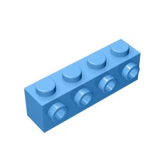 Brick Special 1 x 4 with 4 Studs on One Side #30414 Medium Blue