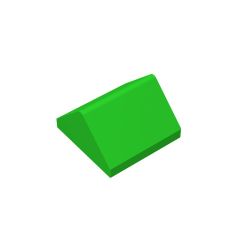 Slope 45 2 x 2 Double #3043 Bright Green