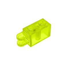 Hinge Brick 1 x 2 Locking with 2 Fingers Horizontal End, 9 Teeth #30540