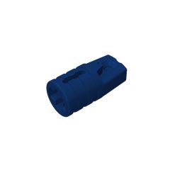Hinge Cylinder 1 x 2 Locking with 1 Finger and Axle Hole On Ends #30552 Dark Blue