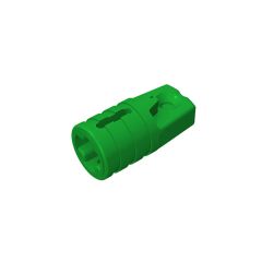 Hinge Cylinder 1 x 2 Locking with 1 Finger and Axle Hole On Ends #30552 Green