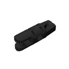 Hinge Cylinder 1 x 3 Locking with 1 Finger and 2 Fingers On Ends #30554 Black