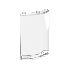 Panel 4 x 4 x 6 Quarter Cylinder #30562 Trans-Clear 1/4 KG