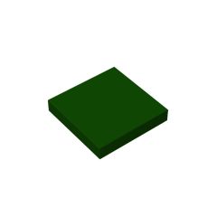 Flat Tile 2 x 2 #3068 Dark Green