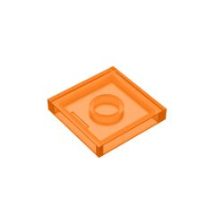 Flat Tile 2 x 2 #3068 Trans-Orange