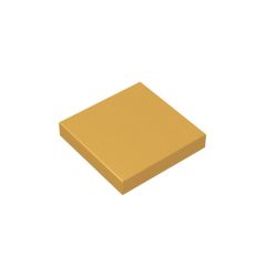 Flat Tile 2 x 2 #3068 Pearl Gold 10 pieces