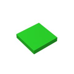 Flat Tile 2 x 2 #3068 Bright Green