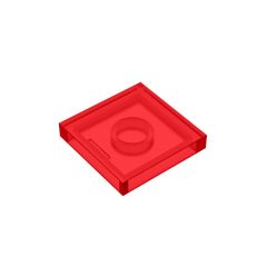 Flat Tile 2 x 2 #3068 Trans-Red