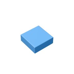 Flat Tile 1 x 1 #3070 Medium Blue