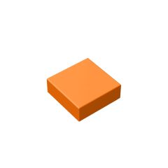 Flat Tile 1 x 1 #3070 Orange