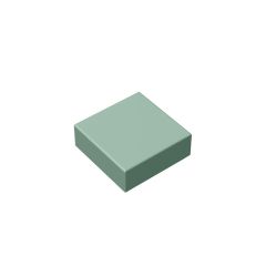 Flat Tile 1 x 1 #3070 Sand Green