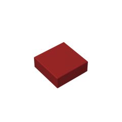 Flat Tile 1 x 1 #3070 Dark Red