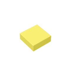 Flat Tile 1 x 1 #3070 Bright Light Yellow