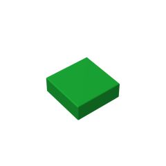 Flat Tile 1 x 1 #3070 Green