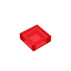 Flat Tile 1 x 1 #3070 Trans-Red