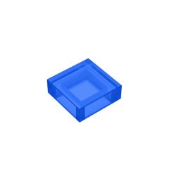 Flat Tile 1 x 1 #3070 Trans-Dark Blue