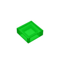 Flat Tile 1 x 1 #3070 Trans-Green