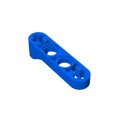 Technic Beam 1 x 4 Thin with Stud Connector #32006 Blue