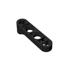 Technic Beam 1 x 4 Thin with Stud Connector #32006 Black 10 pieces